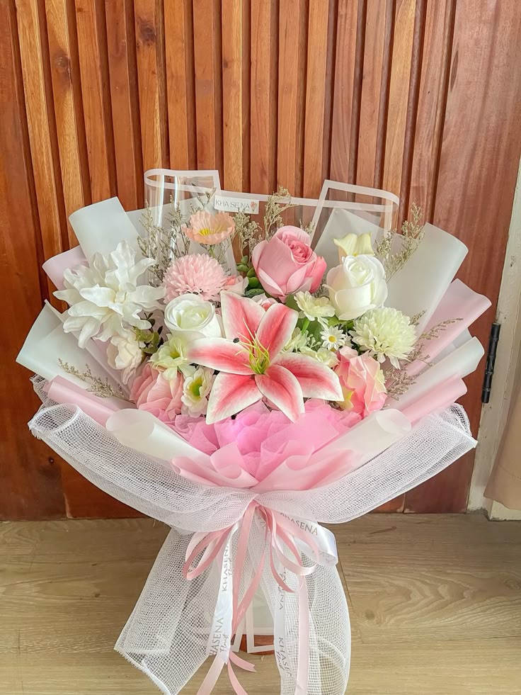 Soft Pink & White Harmony